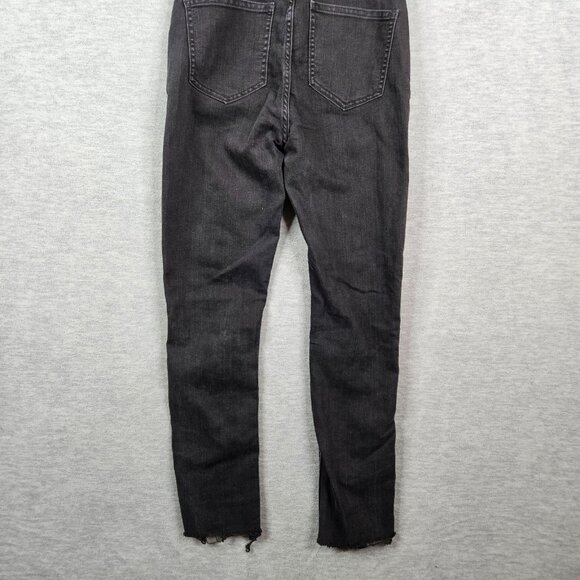 Madewell Women's Zipper Overalls Black Skinny Leg Dark Wash Size XS - Picture 3 of 11
